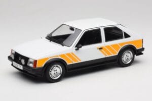 Opel Kadett D SR Blanc avec Décor Jaune MCG 1:18 MCG18534 Métal Moulé