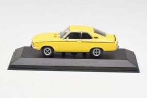 Opel Manta A SR Jaune Minichamps 1:43 400045502 Métal Moulé
