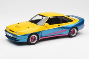 Opel Manta Jaune Bleu BoS Models 1:18 BOS279 Métal Moulé