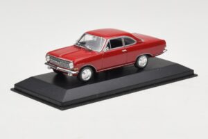 Opel Rekord A Rouge Minichamps 1:43 400041004 Métal Moulé — image 2 sur 4
