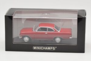 Opel Rekord A Rouge Minichamps 1:43 400041004 Métal Moulé — image 4 sur 4