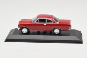 Opel Rekord A Rouge Minichamps 1:43 400041004 Métal Moulé