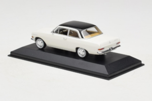 Opel Rekord A Blanc Toit Noir Minichamps 1:43 430041002 Métal Moulé — image 3 sur 4