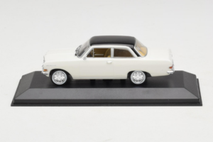 Opel Rekord A Blanc Toit Noir Minichamps 1:43 430041002 Métal Moulé