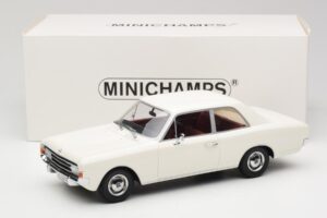 Opel Rekord C Blanc Minichamps 1:18 107047001 Métal Moulé — image 6 sur 6
