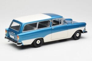 Opel Rekord P1 Caravan Bleu Métallisé Minichamps 1:18 180043210 Métal Moulé — image 3 sur 8
