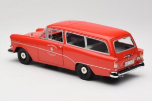 Opel Rekord P1 Caravan Feuerwehr Neuenkirchen Minichamps 1:18 180043291 Métal Moulé — image 7 sur 8