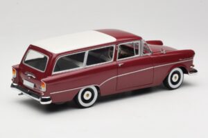 Opel Rekord P1 Caravan Rouge Minichamps 1:18 180043211 Métal Moulé — image 3 sur 8