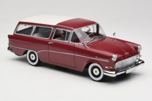 Opel Rekord P1 Caravan Rouge Minichamps 1:18 180043211 Métal Moulé — image 6 sur 8