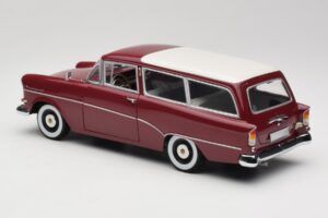 Opel Rekord P1 Caravan Rouge Minichamps 1:18 180043211 Métal Moulé — image 7 sur 8