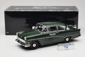 Opel Rekord P1 Polizei Minichamps 1:18 180043290 Métal Moulé — image 8 sur 8