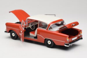 Opel Rekord P1 Rouge Minichamps 1:18 180043201 Métal Moulé — image 5 sur 8