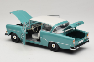 Opel Rekord P1 Bleu Turquoise Minichamps 1:18 180043200 Métal Moulé — image 5 sur 8
