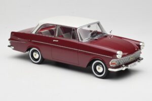 Opel Rekord P2 Rouge Foncé & Blanc BoS Models 1:18 BOS415 Résine — image 4 sur 6