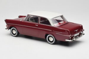 Opel Rekord P2 Rouge Foncé & Blanc BoS Models 1:18 BOS415 Résine — image 5 sur 6