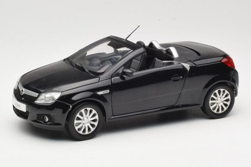 Opel Tigra TwinTop B Noir Norev 1:18 183600 Métal Moulé