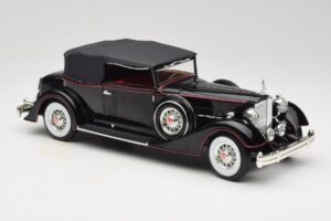 Packard Cabriolet Noir Anson 1:18 30397 Métal Moulé — image 6 sur 8