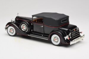 Packard Cabriolet Noir Anson 1:18 30397 Métal Moulé — image 7 sur 8