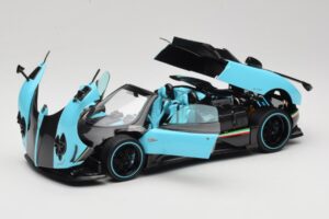 Pagani Zonda Uno Carbon Bleu Clair Almost Real 1:18 850630001 Métal Moulé — image 2 sur 8