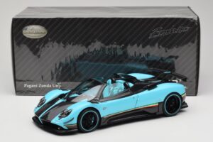 Pagani Zonda Uno Carbon Bleu Clair Almost Real 1:18 850630001 Métal Moulé — image 8 sur 8