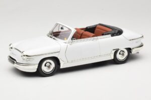 Panhard PL17 Cabriolet Blanc Solido 1:18 8174 Métal Moulé