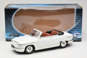 Panhard PL17 Cabriolet Blanc Solido 1:18 8174 Métal Moulé — image 8 sur 8