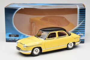 Panhard PL17 Jaune Solido 1:18 8173 Métal Moulé — image 8 sur 8