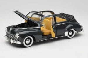 Peugeot 203 Cabriolet Noir Solido 1:18 8156 Métal Moulé — image 2 sur 8