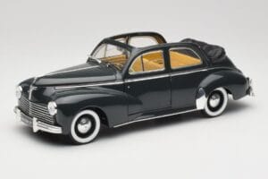 Peugeot 203 Cabriolet Noir Solido 1:18 8156 Métal Moulé