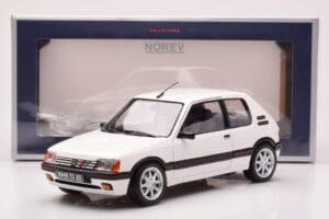 Peugeot 205 GTi 1.9 Meije Blanc Norev 1:18 184842 Métal Moulé — image 8 sur 8