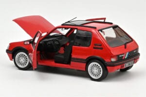 Peugeot 205 GTi 1.9 PTS Deco Vallelunga Rouge Norev 1:18 184846 Métal Moulé — image 2 sur 3