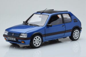 Peugeot 205 GTi 1.9 Avec Toit Ouvrant Miami Bleu Norev 1:18 184844 Métal Moulé