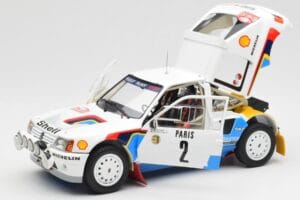 Peugeot 205 T16 #2 A. Vatanen / T. Harryman Rally Monte Carlo 1985 Norev 1:18 184864 Métal Moulé — image 2 sur 8