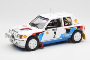 Peugeot 205 T16 #2 A. Vatanen / T. Harryman Rally Monte Carlo 1985 Norev 1:18 184864 Métal Moulé