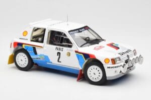 Peugeot 205 T16 #2 A. Vatanen / T. Harryman Rally Monte Carlo 1985 Norev 1:18 184864 Métal Moulé — image 6 sur 8