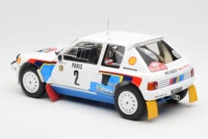 Peugeot 205 T16 #2 A. Vatanen / T. Harryman Rally Monte Carlo 1985 Norev 1:18 184864 Métal Moulé — image 7 sur 8