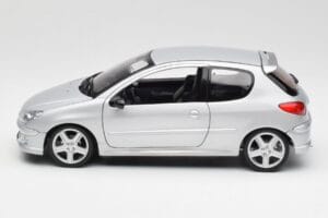 Peugeot 206 RC Aluminium Argent Norev 1:18 184726 Métal Moulé — image 4 sur 8