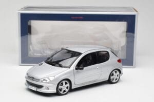 Peugeot 206 RC Aluminium Argent Norev 1:18 184726 Métal Moulé — image 8 sur 8
