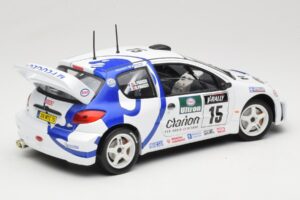 Peugeot 206 WRC #15 G. Panizzi / H. Panizzi WRC 1999 Solido 1:18 9016 Métal Moulé — image 3 sur 8