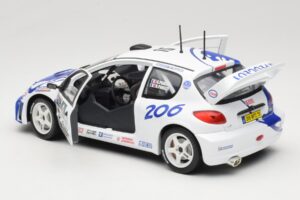 Peugeot 206 WRC #15 G. Panizzi / H. Panizzi WRC 1999 Solido 1:18 9016 Métal Moulé — image 5 sur 8
