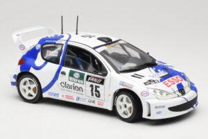Peugeot 206 WRC #15 G. Panizzi / H. Panizzi WRC 1999 Solido 1:18 9016 Métal Moulé — image 6 sur 8