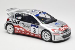 Peugeot 206 WRC #3 G. Panizzi / H. Panizzi Rally Tour de Corse 2002 Otto 1:18 OT1085 Résine — image 4 sur 6