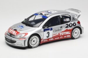 Peugeot 206 WRC #3 G. Panizzi / H. Panizzi Rally Tour de Corse 2002 Otto 1:18 OT1085 Résine