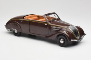 Peugeot 402 Eclipse Chocolat Norev 1:18 184873 Métal Moulé — image 11 sur 12