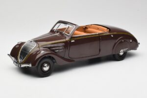 Peugeot 402 Eclipse Chocolat Norev 1:18 184873 Métal Moulé