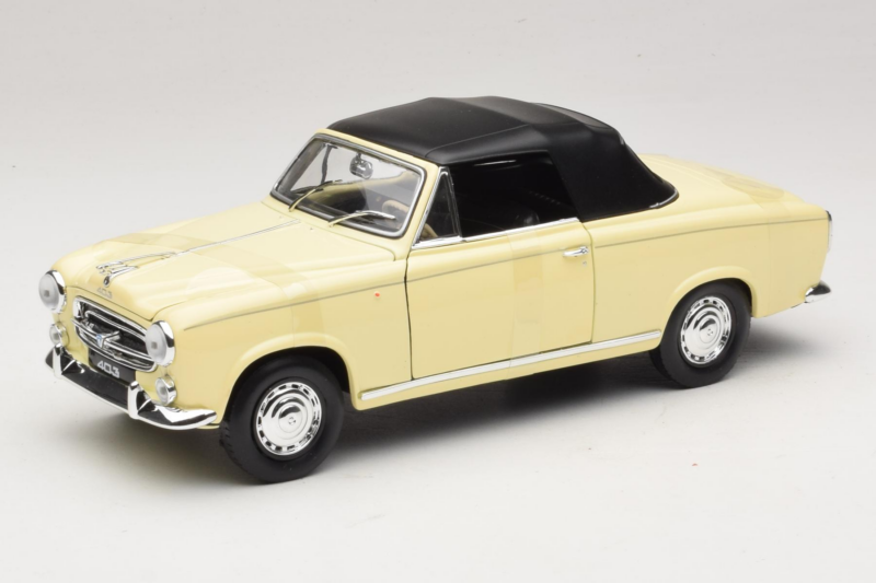 Peugeot 403 Cabriolet Beige Welly 1:18 12551HW Métal Moulé
