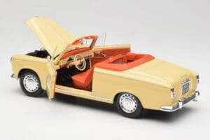 Peugeot 403 Cabriolet Jaune Sable Solido 1:18 8165 Métal Moulé — image 5 sur 8