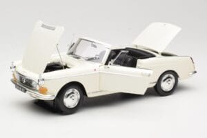 Peugeot 404 Cabriolet Blanc Norev 1:18 184746 Métal Moulé — image 2 sur 8