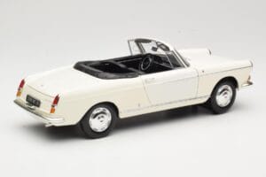 Peugeot 404 Cabriolet Blanc Norev 1:18 184746 Métal Moulé — image 3 sur 8