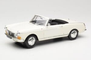 Peugeot 404 Cabriolet Blanc Norev 1:18 184746 Métal Moulé